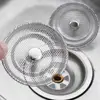 New Stainless Steel Kitchen Sink Filter Mesh Hair Catcher Water Basin Strainer Bathroom Accessories Drain Hole Trap Waste Screen 5