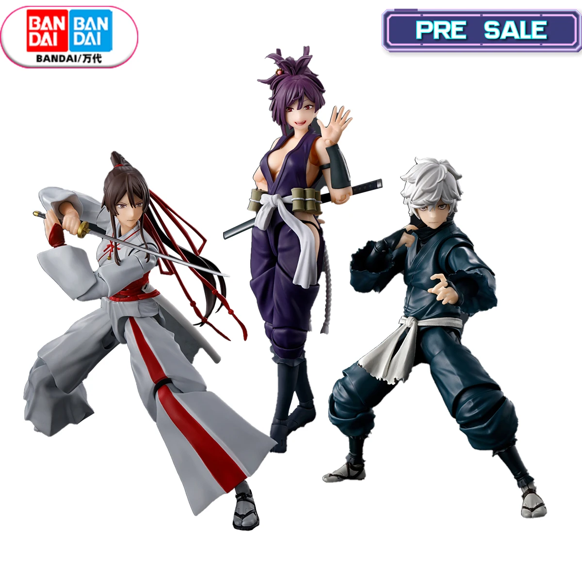 

Оригинальные фигурки BANDAI Hell's Paradise SHF Gabimaru Yamada Yuzuriha из аниме, игрушки-модели