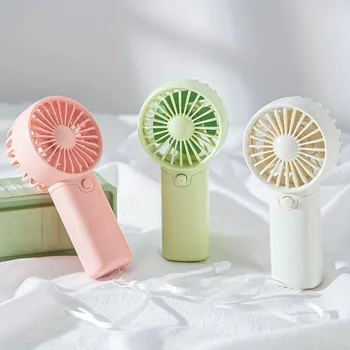 Mini Portable Fan Convenient Small Creative Fan Portable Pocket Fan Lightweight Adjustable Cute Small Fa 1