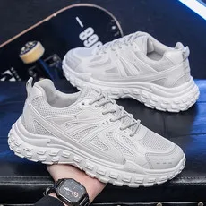 

Sneakers Mens Casual Platform Running Sports Shoes Spring Autumn 2022 New Man Fashion White Lace Up Outdoor Vulcanize Zapatillas