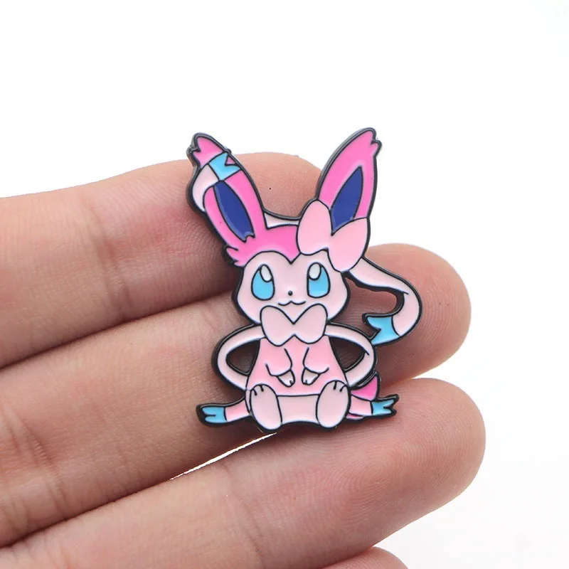 Botton Pokémon Eevee evoluções 4,5cm broche alfinete