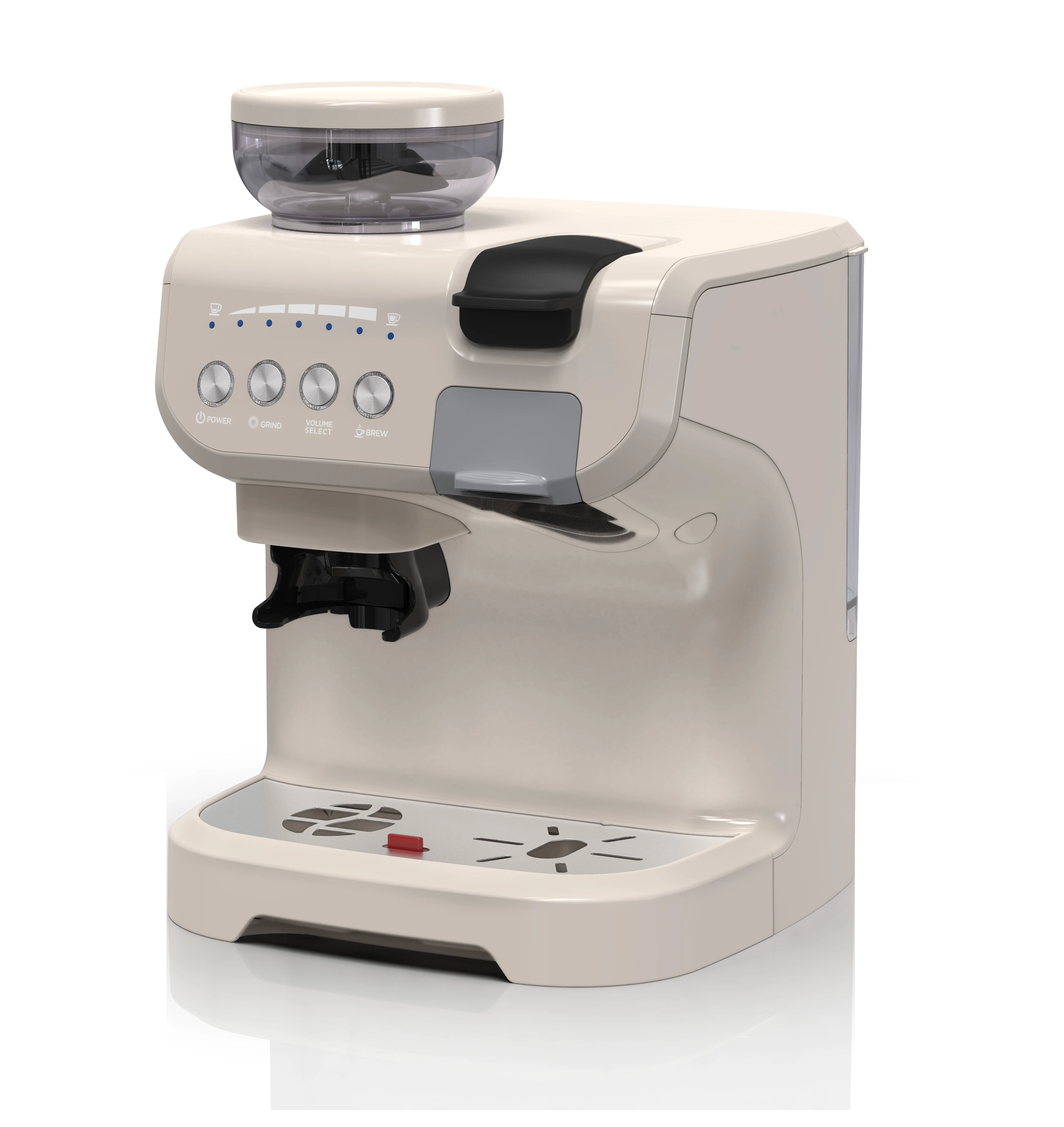Auto Shut Off 1550W 2L Automatic Coffee Filter Coffee Machine With Grinder  - AliExpress