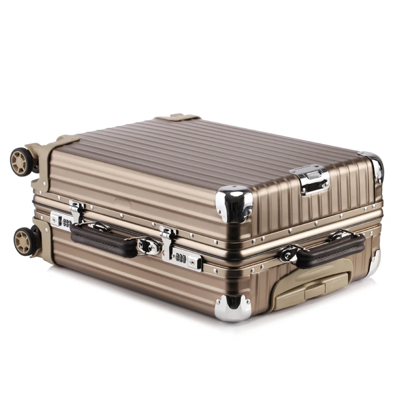 

Matte all-metal retro trolley suitcase, scratch-resistant aluminum-magnesium suitcase, 20/24/26/29-inch suitcase