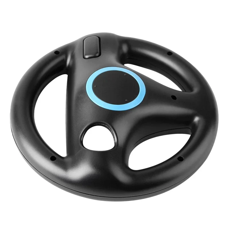 Steering Wheel For Nintendo Wii Remote Controller Mario Kart Racing Games Black White Racing Wheel Plastic Innovative Exciting