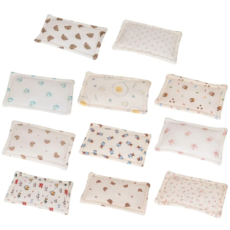 وسادة ناعمة ومسامية لحديثي الولادة من القطن توفر راحة مريحة للرضع للأولاد والبنات متينة