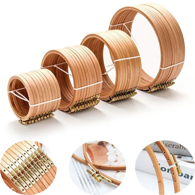 3-12 inch Wooden Bamboo Embroidery Frame Oval Embroidery Hoop Ring Cross  Stitch Machine DIY Needlecraft Household Sewing Tool - AliExpress