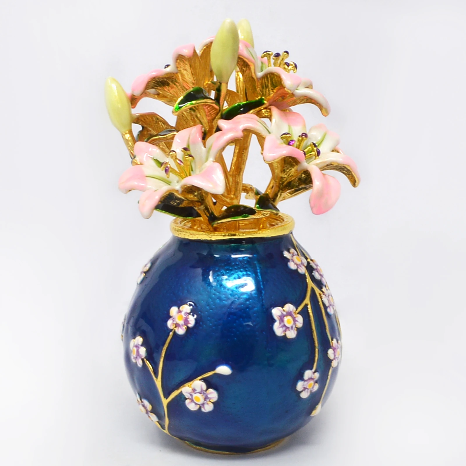 2024 Feng Shui Lily Vase Double Happiness Vase With Lilies Symbol Of Peace, Harmony And Tranquility w5471 4
