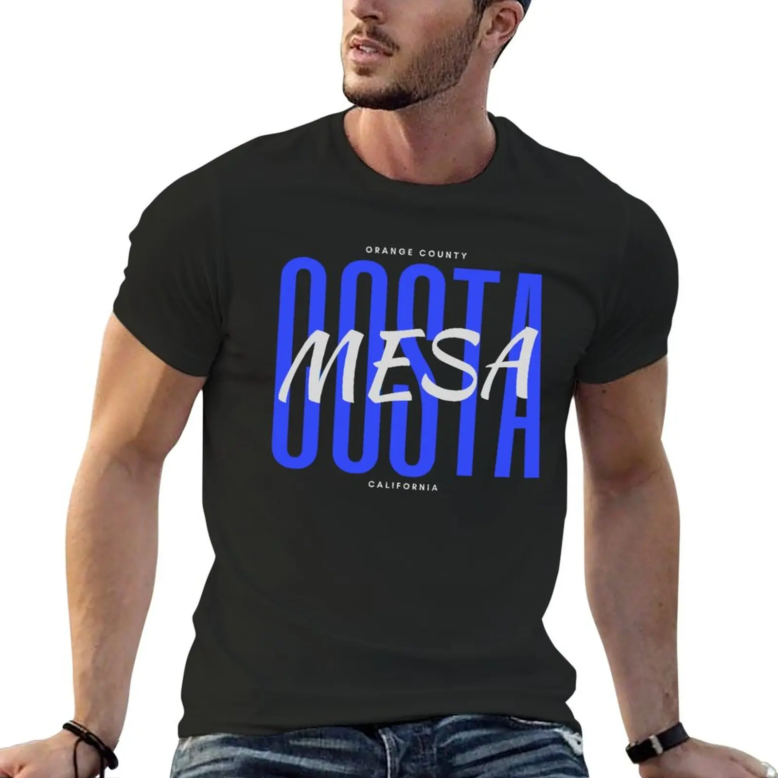 

Costa Mesa - California T-shirt plus sizes cute clothes quick-drying Aesthetic clothing Short sleeve tee men