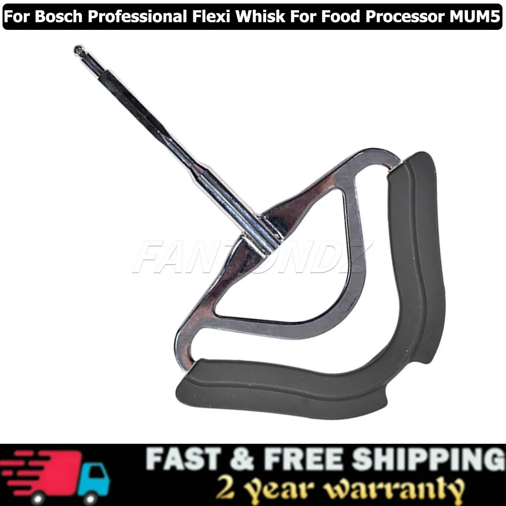 Whisk Dough Hook For Bosch Profi Flex Silicone Food Processor Mum5 659889