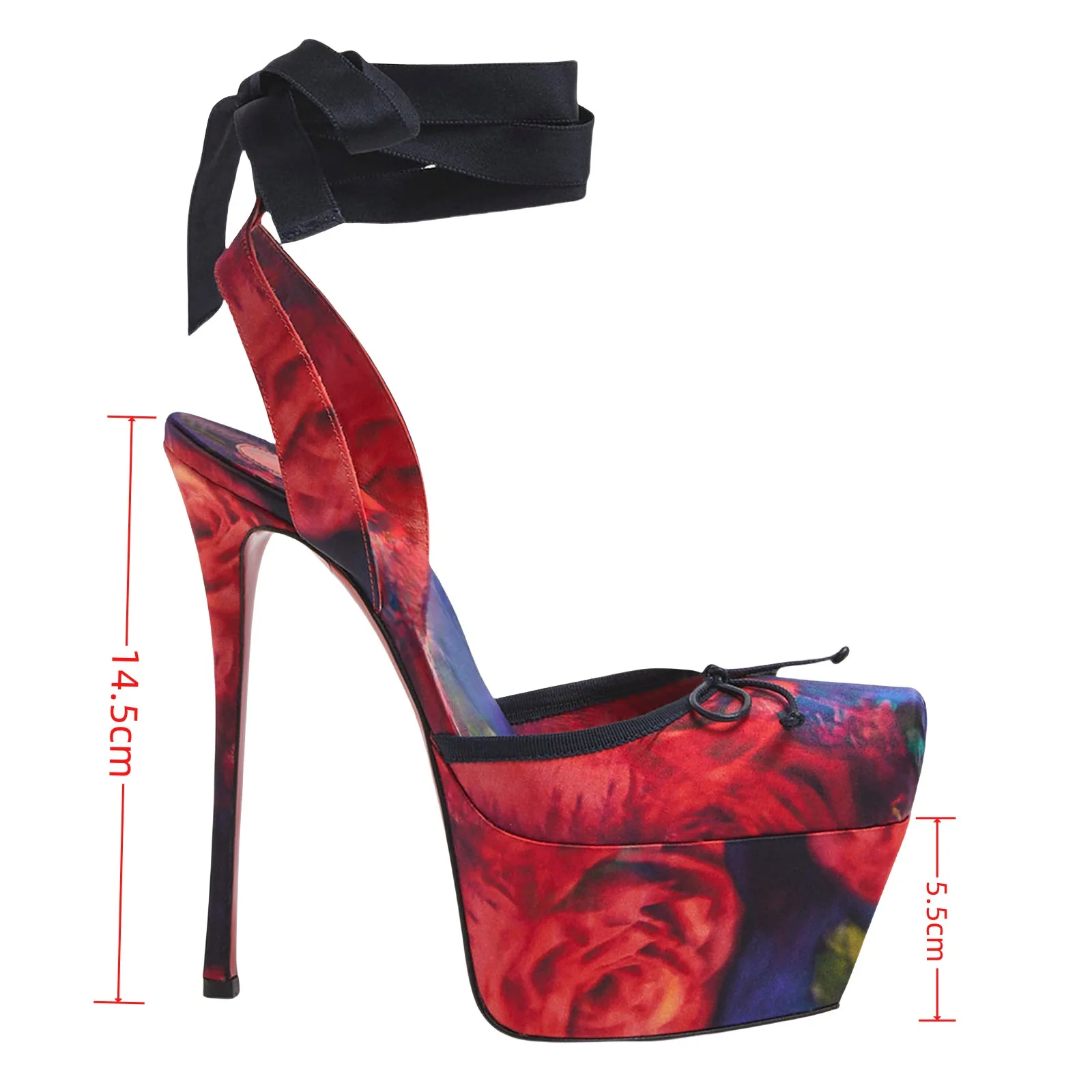 European and American Summer Women's Thick Bottom Stiletto Sandals Square Headband Butterfly Wedding Party Ballet High Heels 3