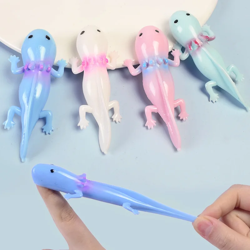 12 Stücke Bunte Marine Tier Axolotl TPR Finger Katapult Schleuder Antistress Spielzeug für Kinder Geburtstag Party Gefälligkeiten Goodie Bag
