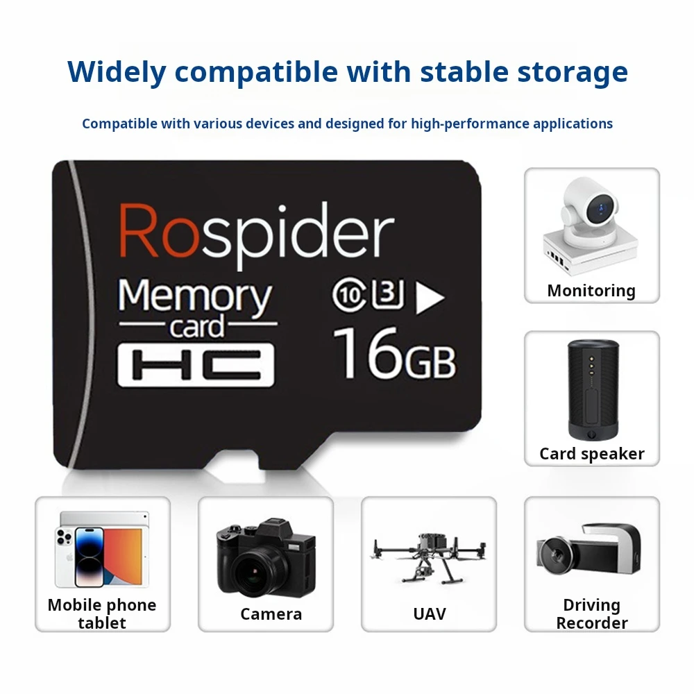 10pcs Memory Card Ultra Speed 1TB 512GB 256GB 128GB 64GB 32GB 16G Flash TF card 4K video Storage Device