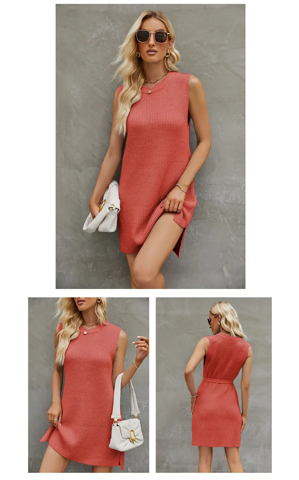 Knitted Dress Image 3