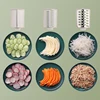3 in 1 Multifunctional Vegetable Cutter Shredders Roller Hand Crank Potatoes Cucumbers Radishes Vegetable Slicer With Stainless 6