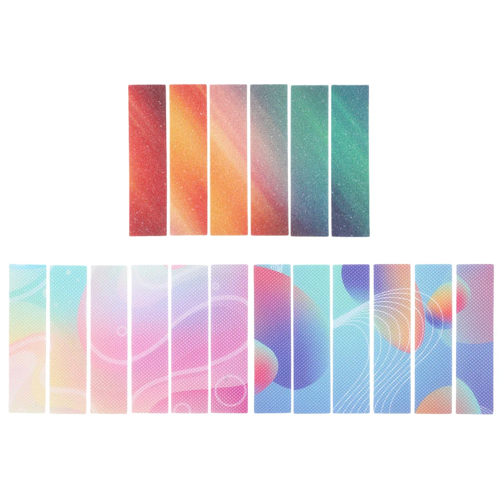 

18 Pcs Anti-stress Decompression Stickers Irritability Relief Strips Phone Back Sensory Calming Tool for Desk Adhesive Paper