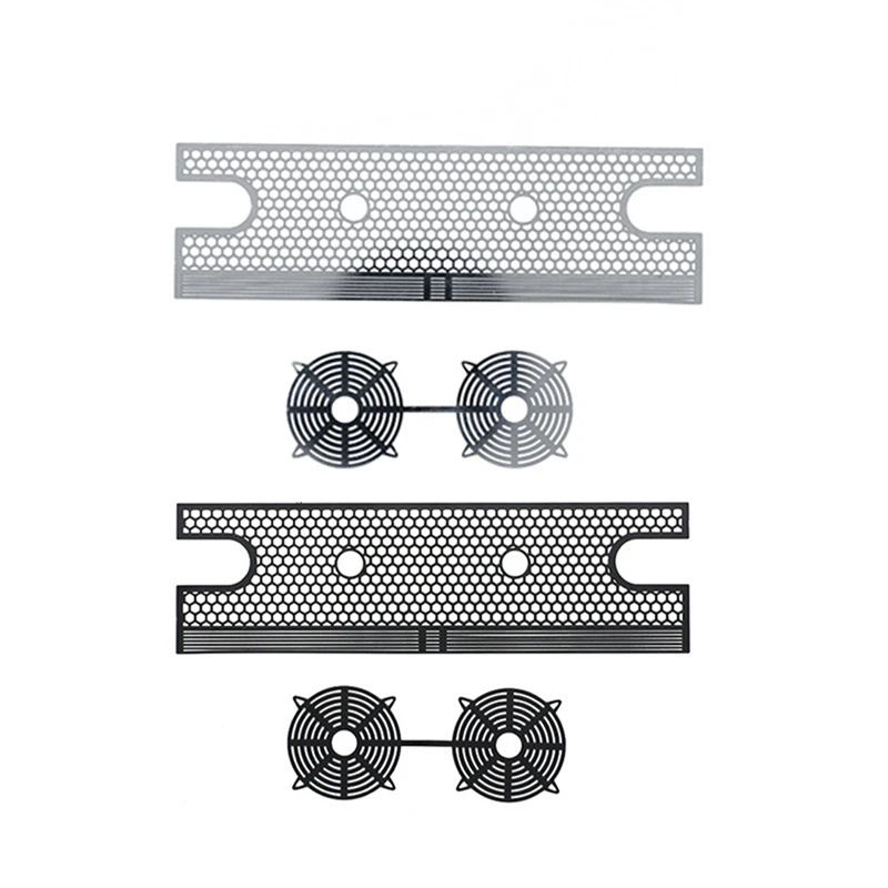 

Радиатор для резервуара для воды Traxxas TRX4 Ford Bronco, металлическая сетка, модифицированные аксессуары, черный, 1 комплект