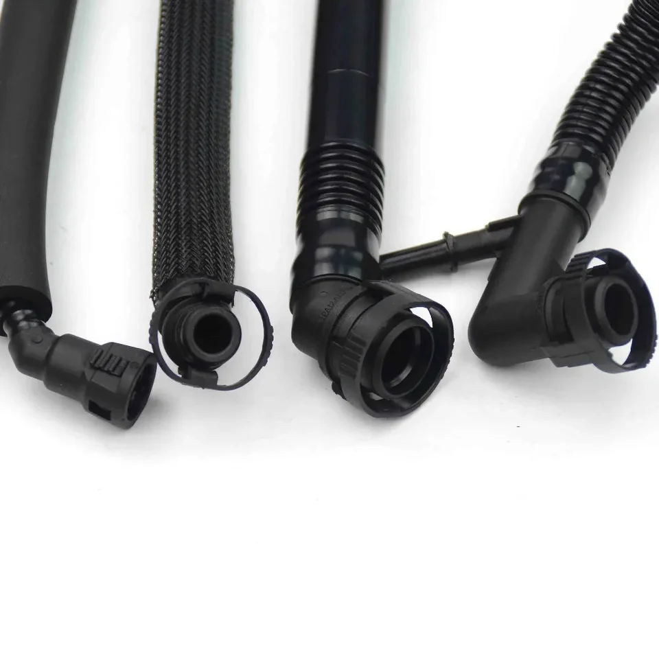 Valvola PCV Per BMW Serie 3 E46, Serie 5 E39/E60, X3, X5 - Kit Con Tubo Flessibile - Ricambio Compatibile