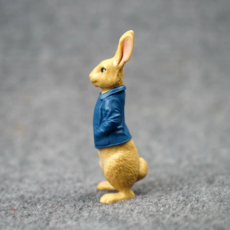 Cartoon small rabbit ornaments  pastoral bunny decoration exquisite tabletop model