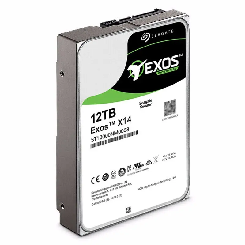 Ʈ ̾ 12TB NAS  HDD, 3.5 ġ SATA 7200 RPM, ST12000NM0008, ǰ