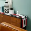 Red Black Boho Color Block Linen Table Runner Holiday Party Decor Geometric Abstract Table Runners Kitchen Dining Table Decor 5