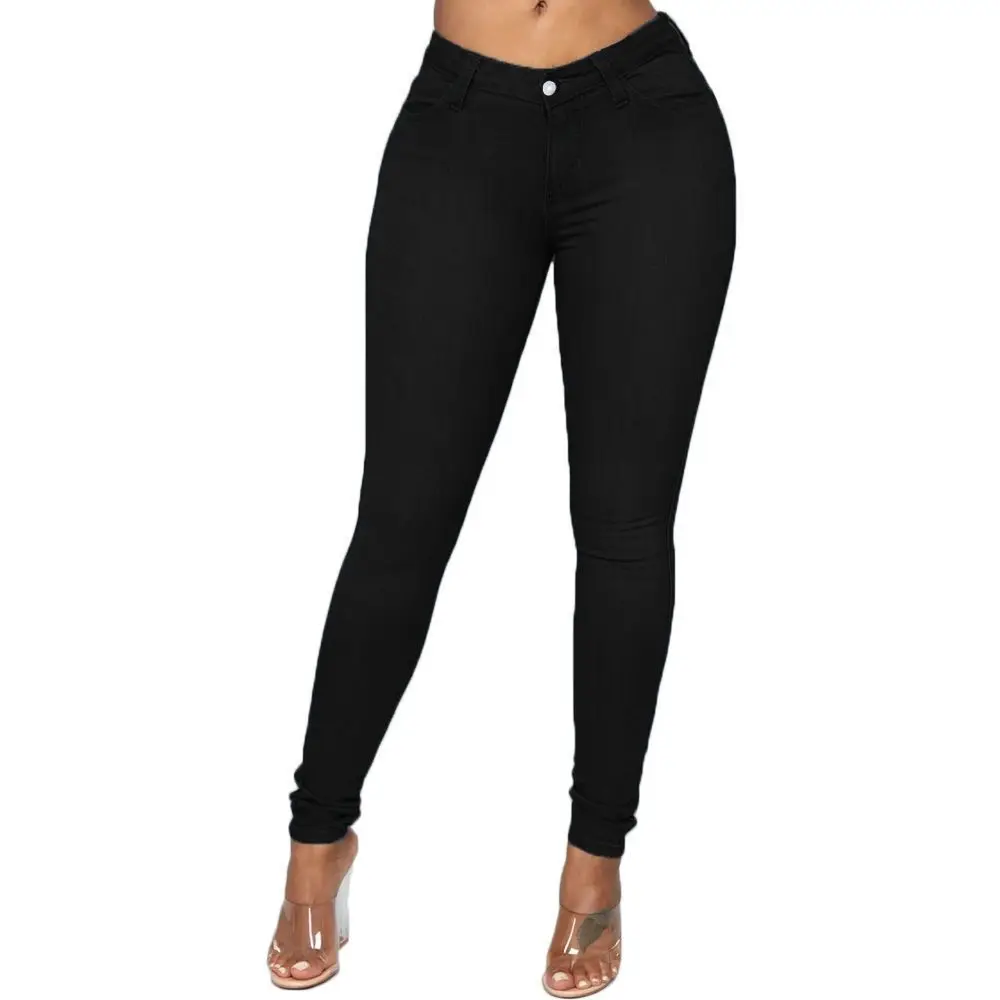 Woman Skinny Open Crotch Pants Crotchless Jeans Erotic Hidden Zipper Elastic Outdoor Sex Dancewear Pornstar Stripper Outfits New
