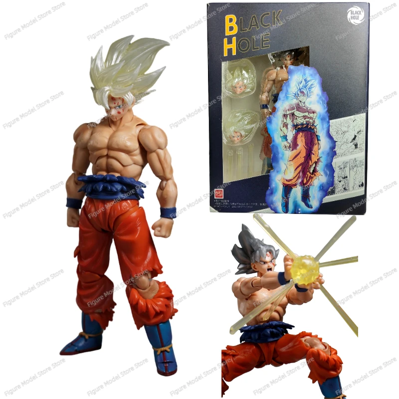 jouets-black-hole-dragon-ball-shf-ultra-instinct-son-goku-acme-power-heads-figurines-d'action-anime-modeles-en-stock-shfiguarts