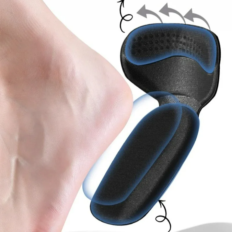 Non-slip Heel Stickers Sports Shoes High Heels Relieve Pressure Cushioning Heel Pad Recyclable Elastic Transparent Shoe Inserts