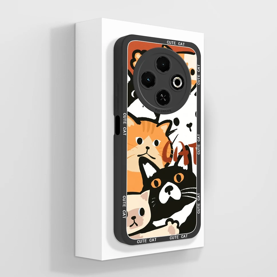Creative Silicone Painted Anti-Drop Protective Phone Case