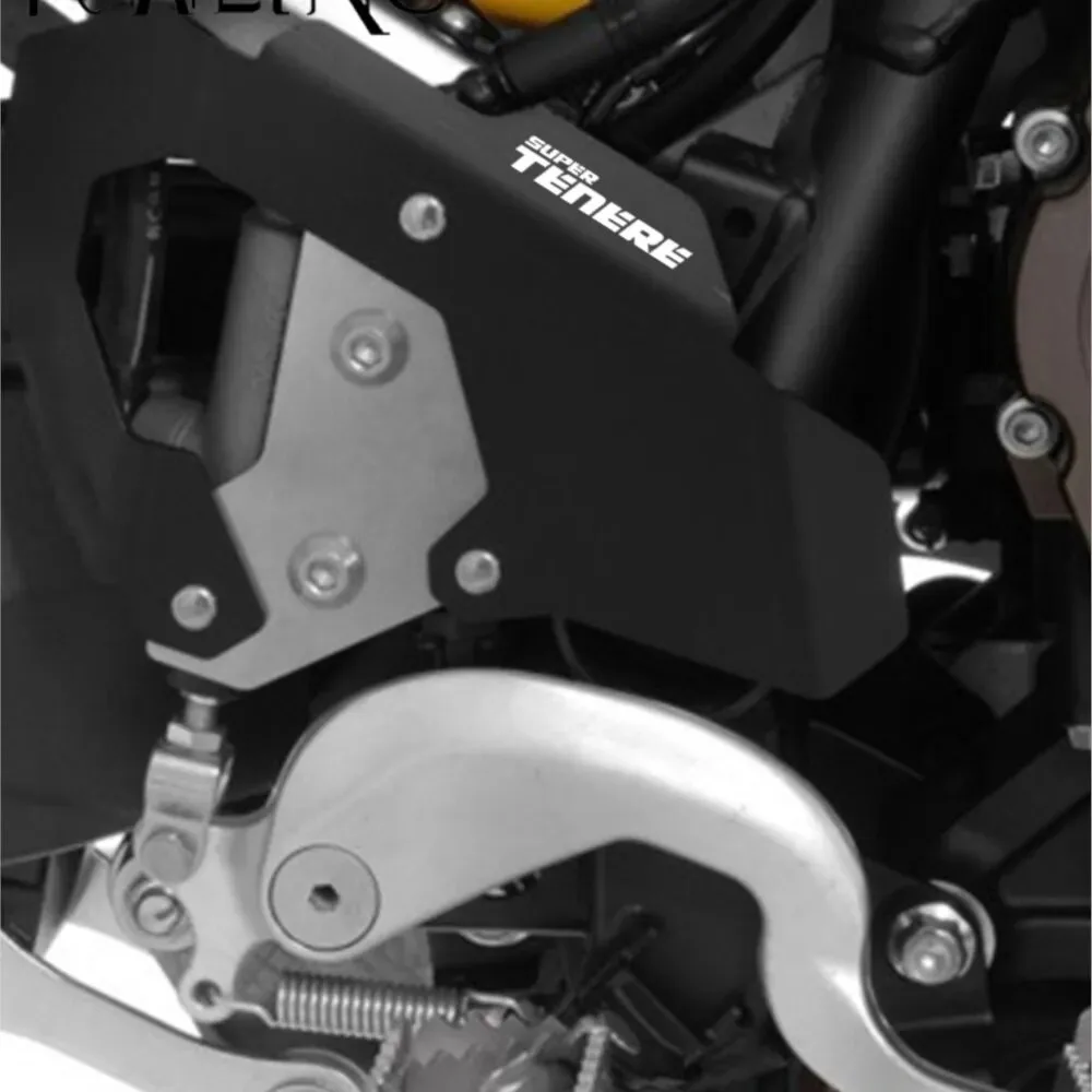

For Yamaha XT1200Z XT1200ZE SUPER TENERE Motorcycle FootPeg Footrest Rear Heel Plate Cylinder Guard Protector XT1200 Z XT 1200ZE