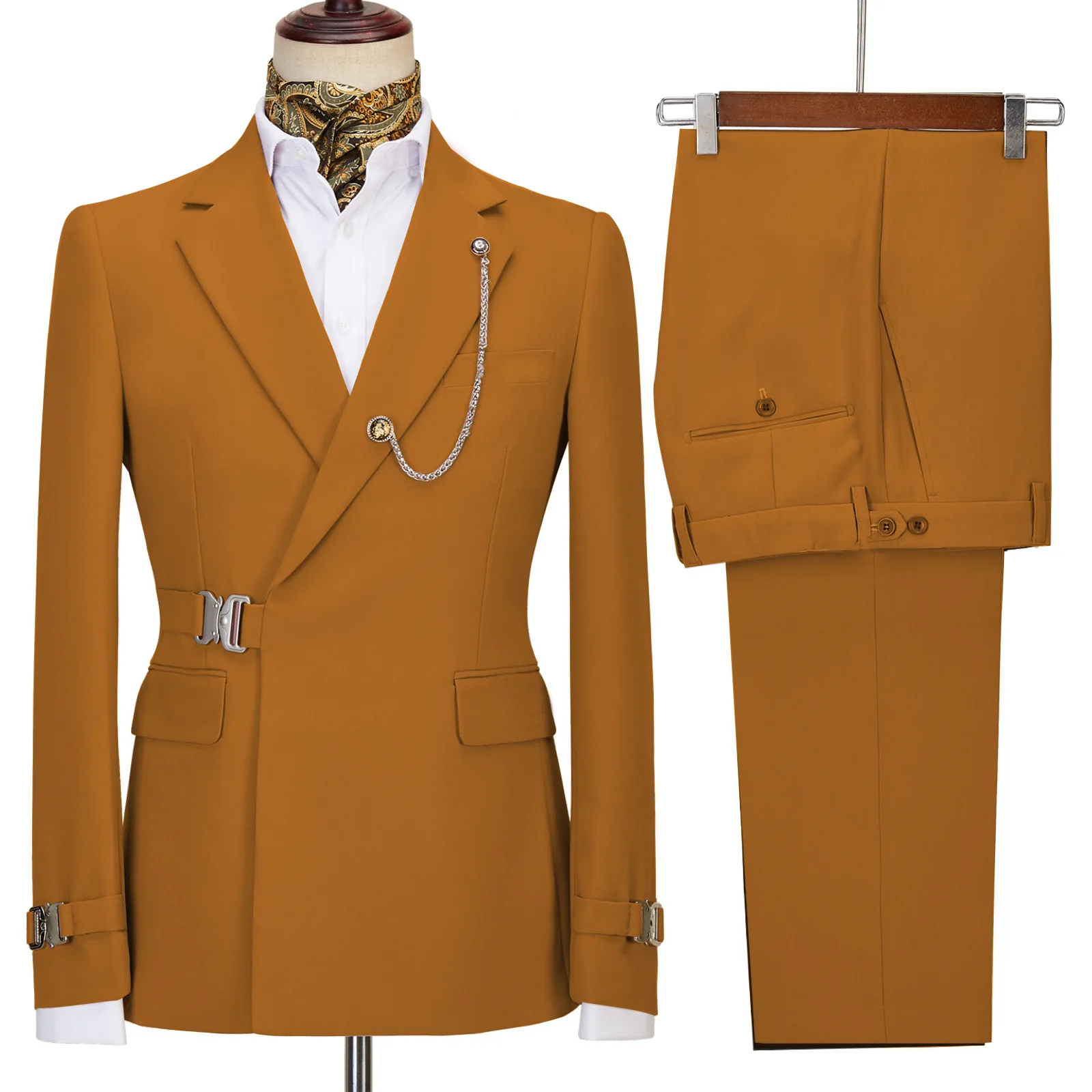 Mens Suits Casual Men's Suit Slim two-piece business Korean version of the groom and best man wedding dress wedding suits for men