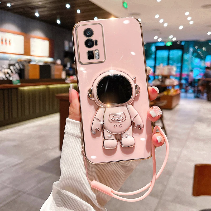 Astronaut Glitter Phone Case For Poco X5 X4 F4 X3 M4 F5 Xiaomi Mi 12T Pro 13 Lite 13T Light Plating Cover_voghion.com