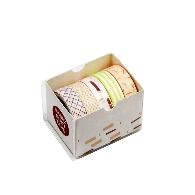 Colorful Washi Tape Set for Crafts and Stationery