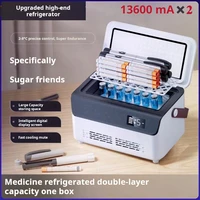 Réfrigérateur pour médicaments à insuline, réfrigérateur à température constante pour voyages d'affaires, grande capacité à double couche pour insuline 1