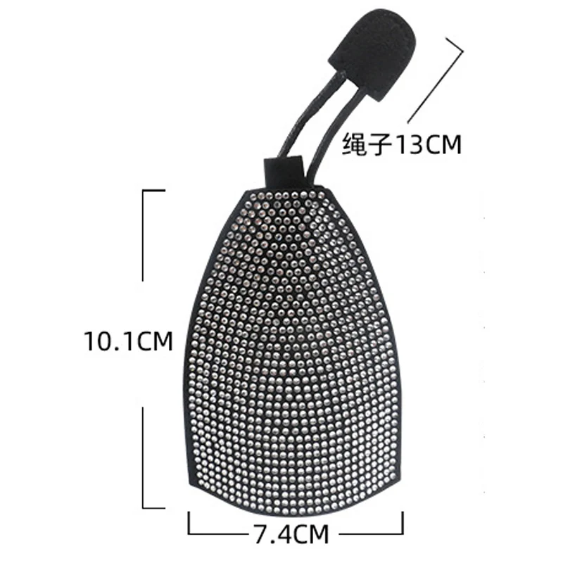 Car Keys Keychain Bag Women Leather String Pull Type Keychain Purse Creative Design Cute Fashion Bling Crystal Key Wallet Case