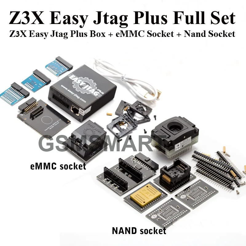 기존 새 버전 Z3X Easy Jtag Plus Box eMMC 소켓 NAND 소켓 UFS BGA 254 소켓 어댑터