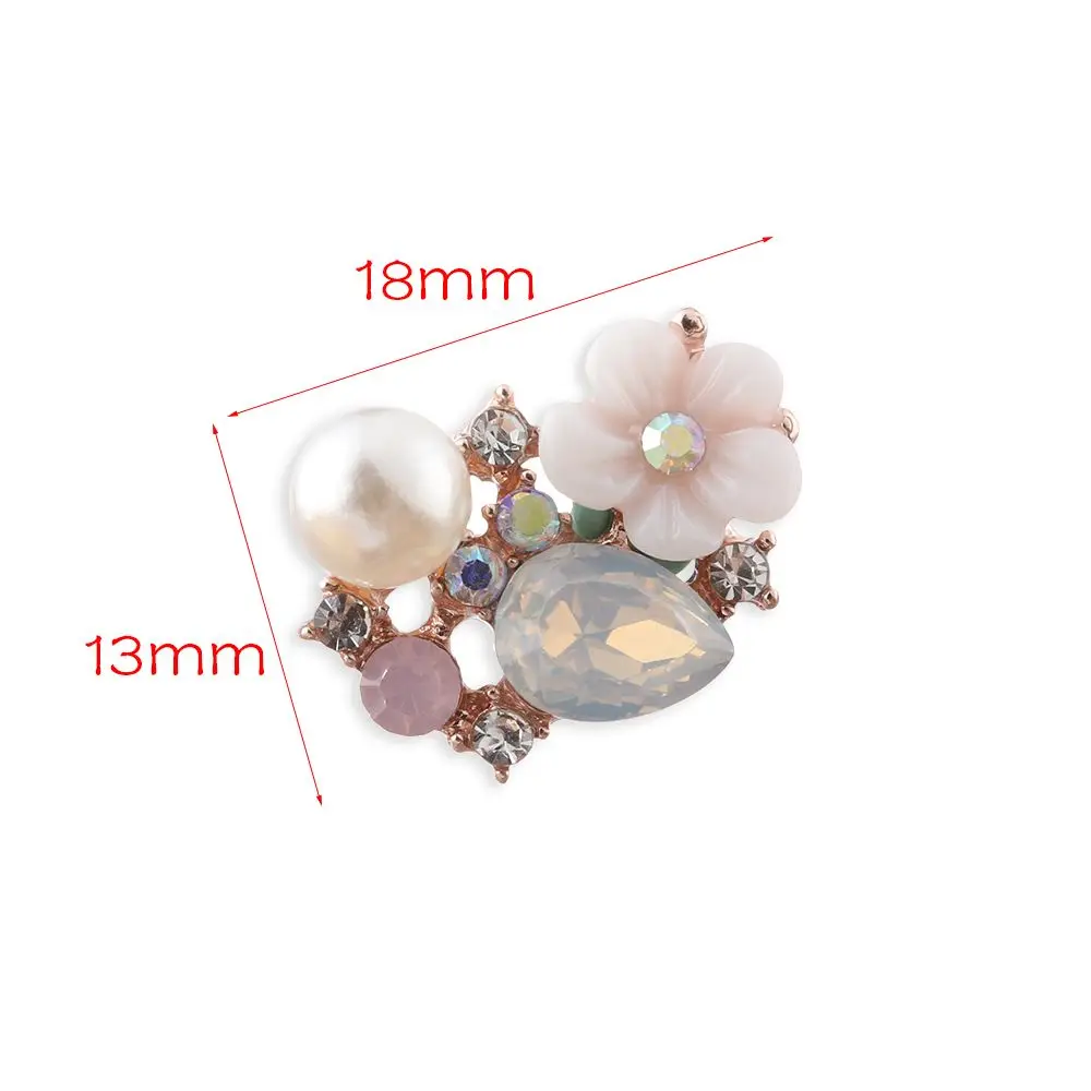 Rhinestone Sewing Buttons Flatback Craft Accessories