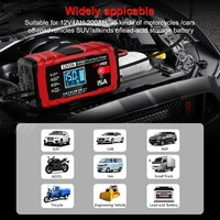 LEEPEE Brands Car Battery Chargers 12A 15A 12V Intelligent Pulse Repair For Household Storage Cell Lead-Acid Batteries Chargers - Image 3