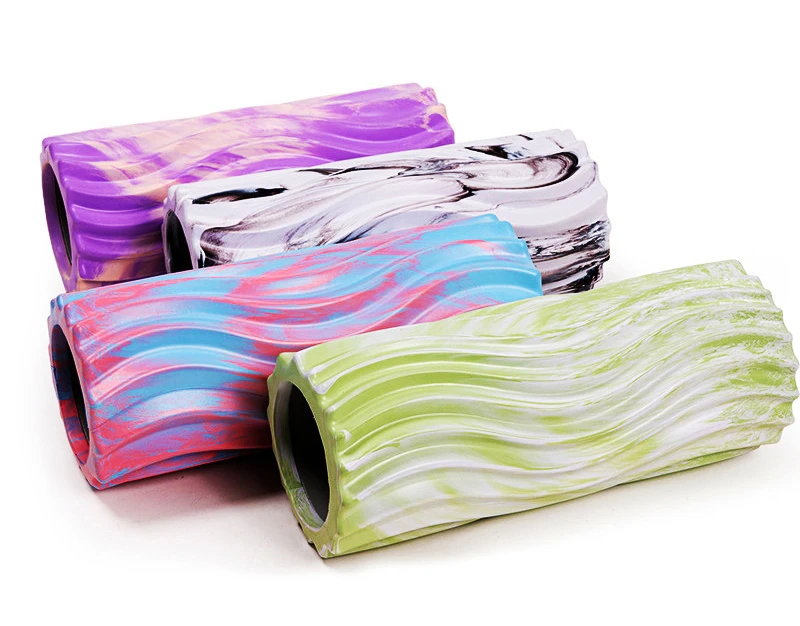 

New Fitness Muscle Relaxer Hollow Massage Roller Yoga Column Yoga Supplies Eva Camouflage Mace Foam Shaft Relaxation Artifact