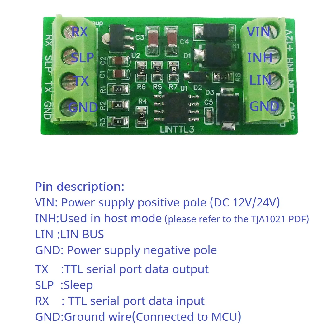  ͸ TTL UART to LIN Can  ,  м, TJA1020 K_LINE ¥ , TJA1021 Ĩ, LINTTL3