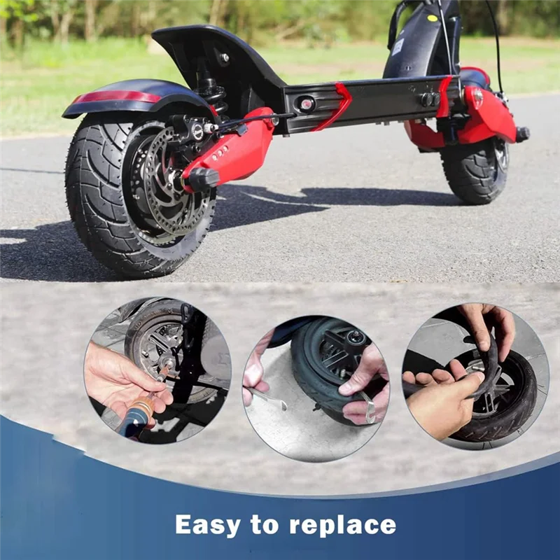 80/65-6 10X2.5 Inner Tube Replacement Tire Tire With Elbow Valve Thickened Widened