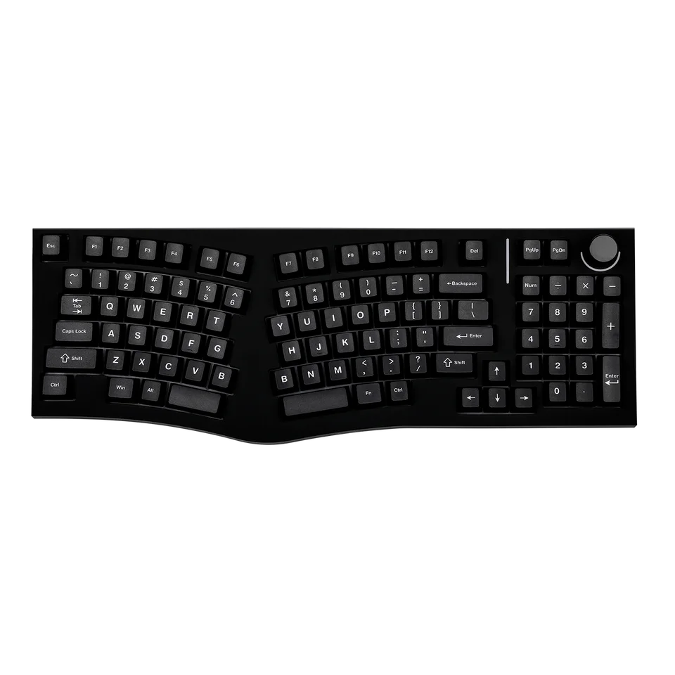 FEKER Alice98 エルゴノミックキーボード レッド　Alice98 ワイヤレスマニカルキーボードFeker-Alice98 qmk,aliceレイアウト