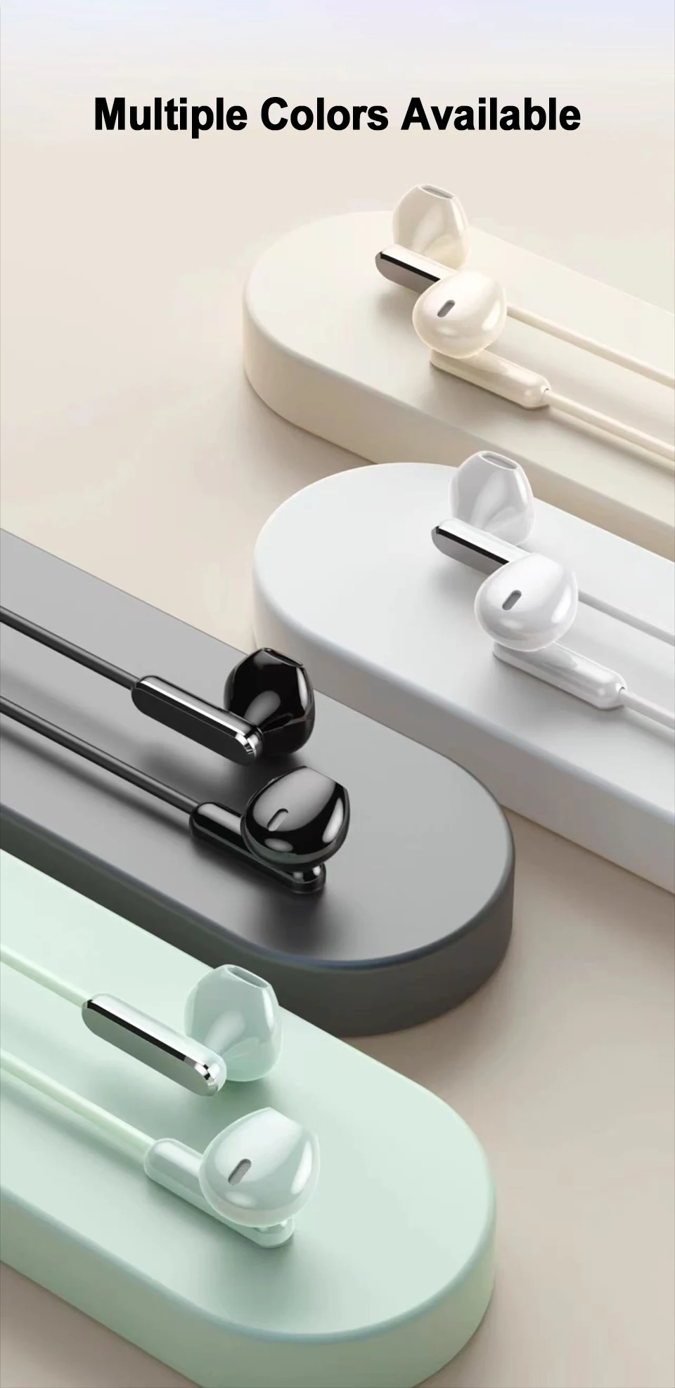 Wired Headphones With Usb-c And 3.5mm Jack Hifi Stereo Audio_voghion.com