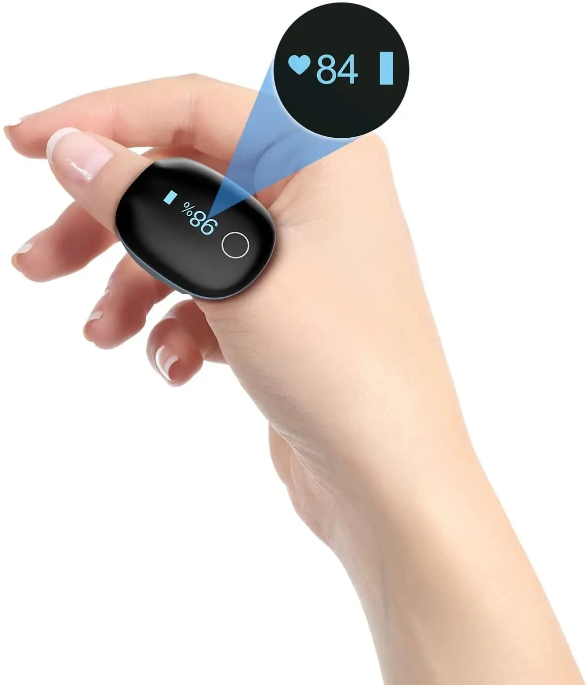 

Bluetooth blood oxygen monitor sleep apnea alarm blood oxygen meter sleep data recording anti snoring USB blood oxygen monitor