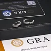 925 Silver Iced Black Color Moissanite Hoop Earrings 3 Rows Hiphop Women Diamond Circle Huggie Earrings Pass Tester Wholesale 4