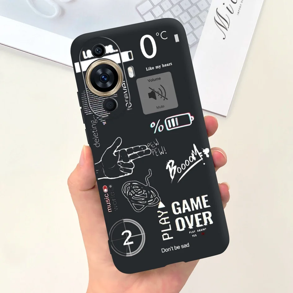 Stylish Fashion Pattern Soft Silicone Phone Case for Huawei Nova 11 Series