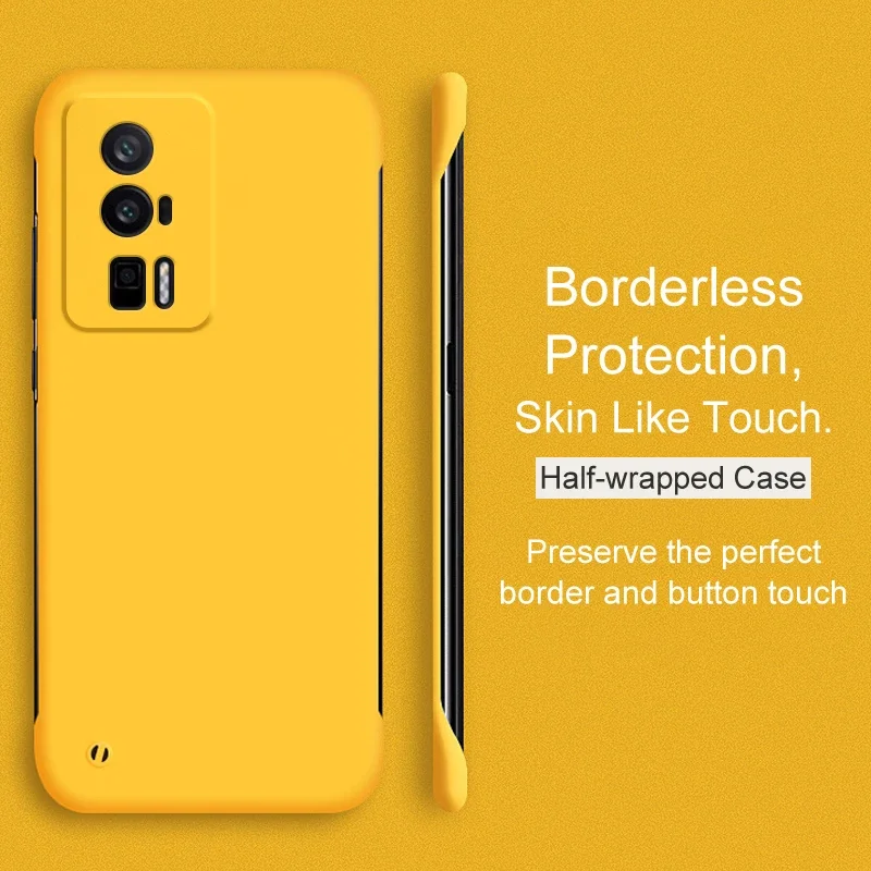 Luxury Ultra-Thin Candy Color Borderless Hard Case Cover