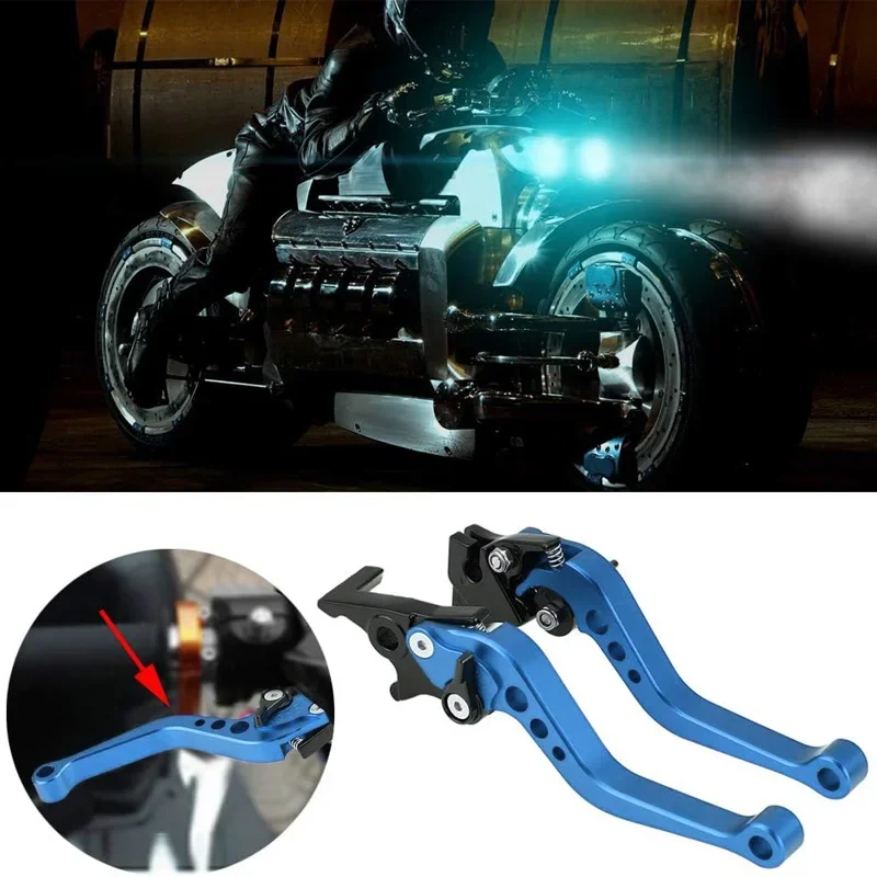 Motorcycle Clutch&Brake Handle-Universal Adjustable Double Disc Brake Lever for Drum&Disc Brakes-Upgrade Your Bike's Performance
