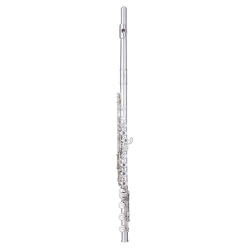 C Flute 17 Keys Closed Hole Silver Plated White Copper