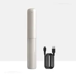 Portable Wireless Electric Milk Frother - Handheld Rechargeable Foamer with High - Speed Functionality (White)