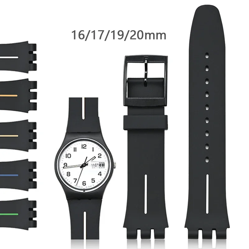 Unisex Soft Silicone Sport Waterproof Watch Strap - Versatile Replacement Band Bracelet Accessories